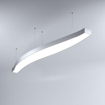modulare LED Deckenleuchte für hohe Räume